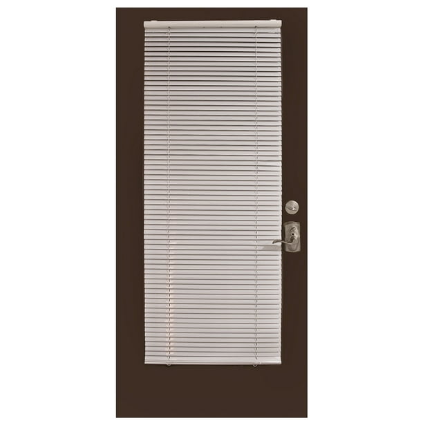 Magnetic Blind For Steel Door Window Vinyl Mini Blind Curtain Magnet Shade WHITE 